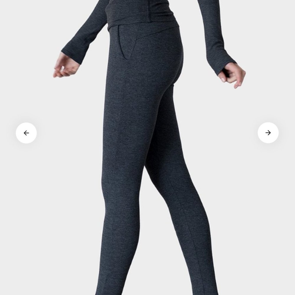 Lunya Restore Pocket Legging / Charcoal, Size L / Originally $98